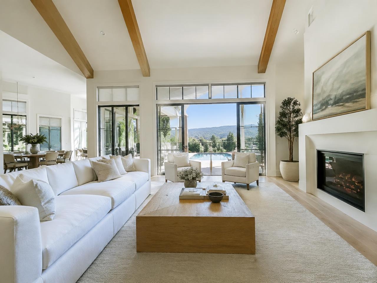 Bright freshly painted estate interior